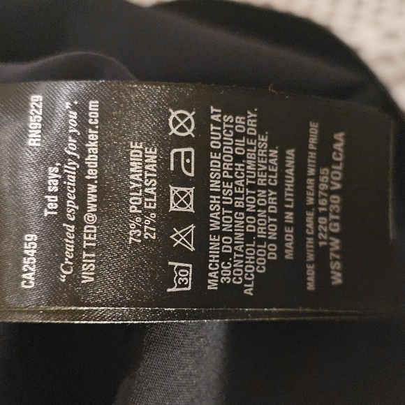 Ted Baker Black pannelled leggings - Picture 6 of 6